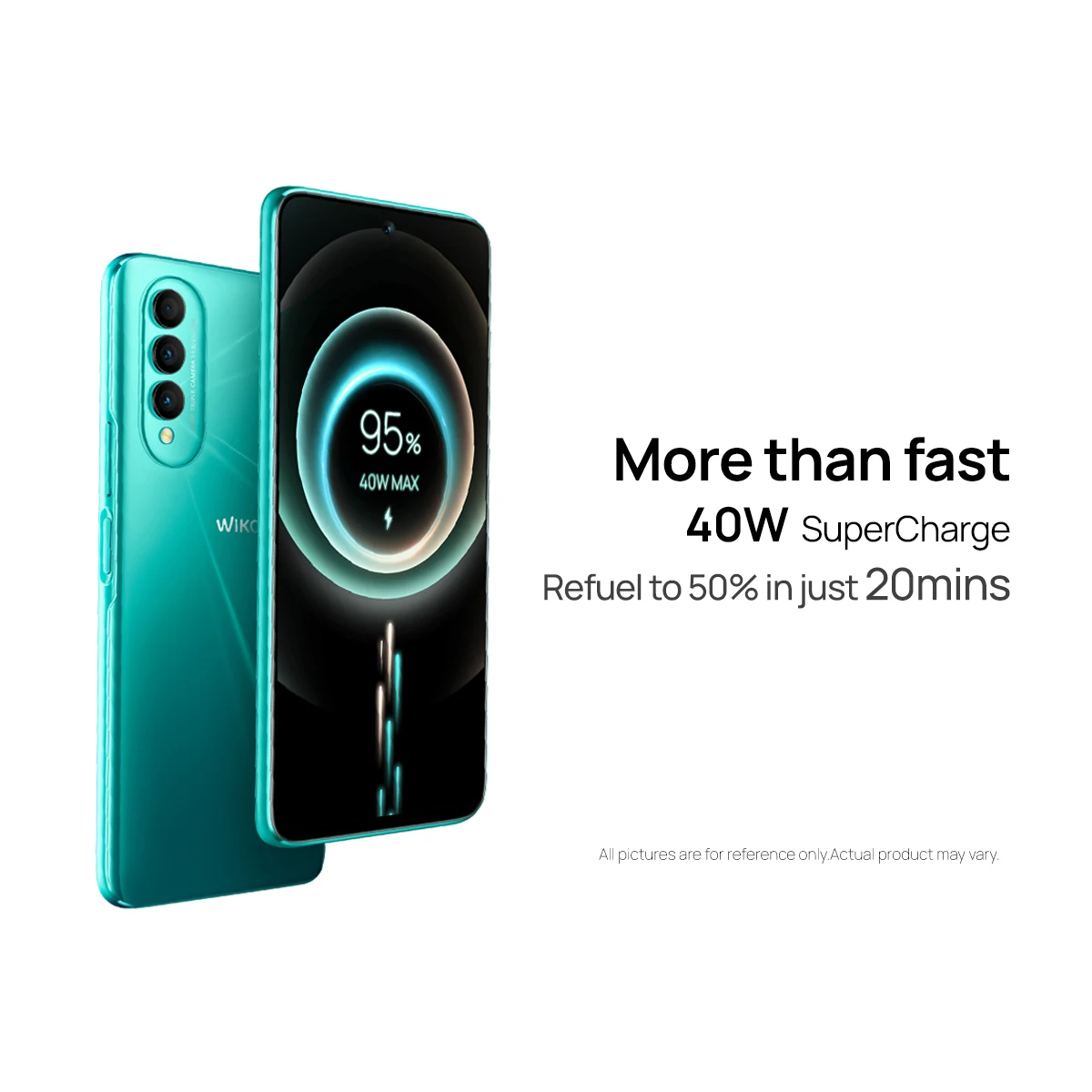 Smartphones WIKO T50 Helio G85 6 + 128 GB 40 W Fast Charge 64 MP Triple Camera 6,6 inch FHD + Display Phone 2022 New