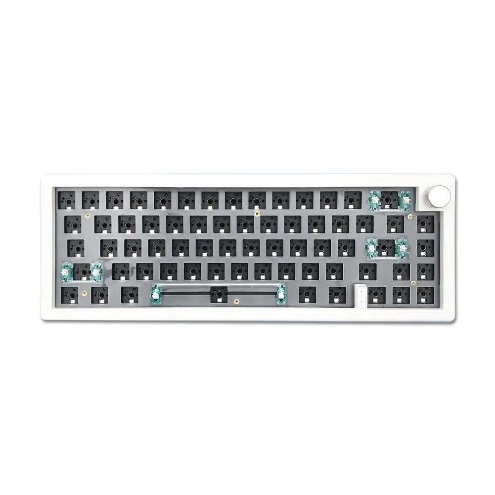 GMK67 3-mode Mechanical keyboard kit hot-swappable Bluetooth 2.4G Wireless RGB Backlit Gasket Structure keyboard
