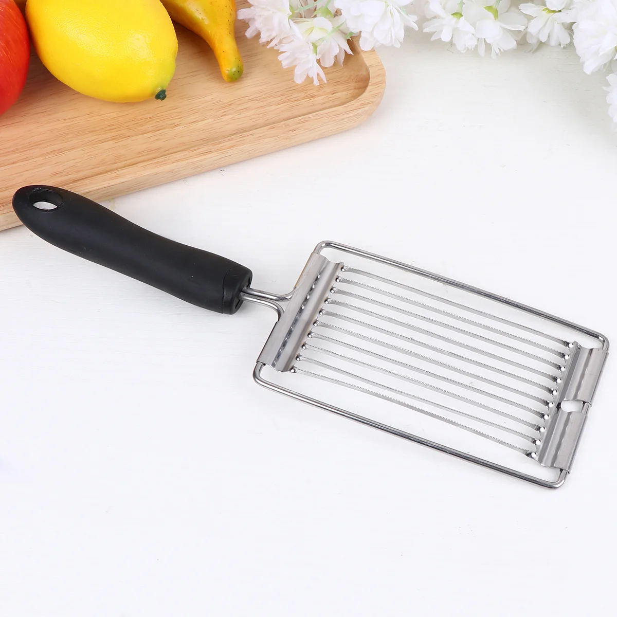 

Нержавеющая посуда, слайсер для мяса, фруктов, мяса, слайсер для сыра, вареного яйца, ветчины, зубчатые слайсы