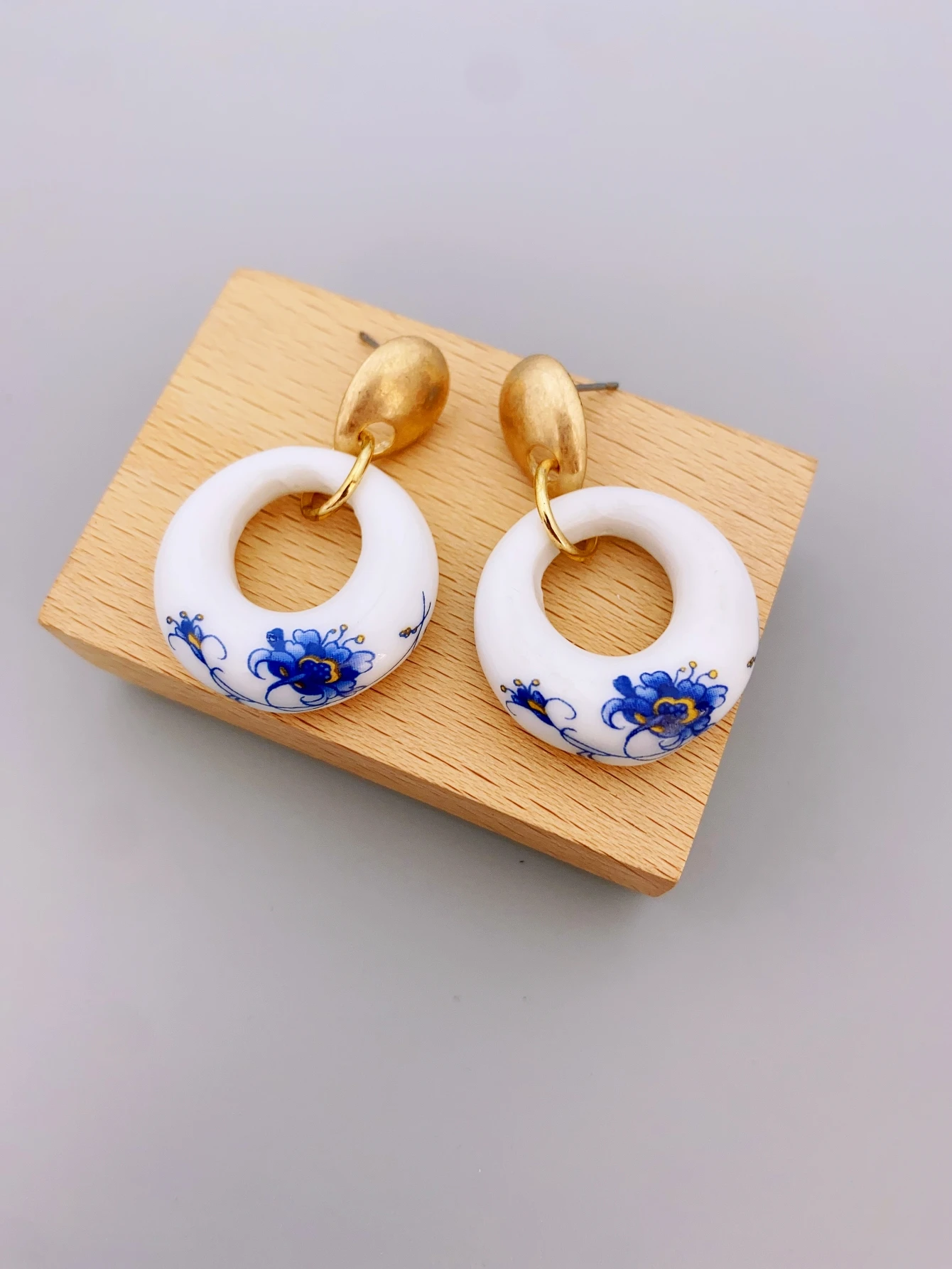 Серьги ручной работы с китайскими этническими элементами серьги для женщин