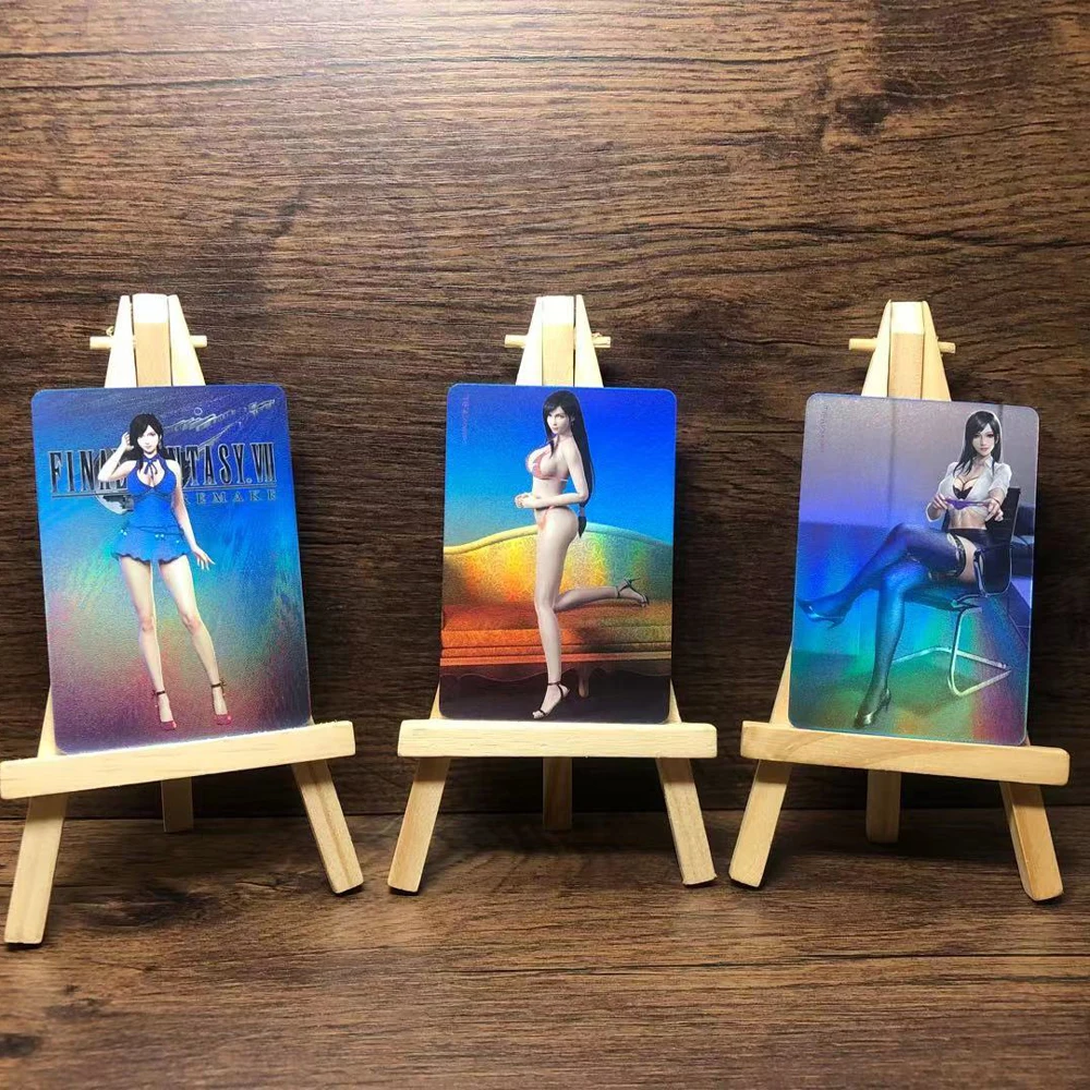 3 шт./компл. рефракция окончательной фантазии Vii флэш-карта Сексуальная кавайная