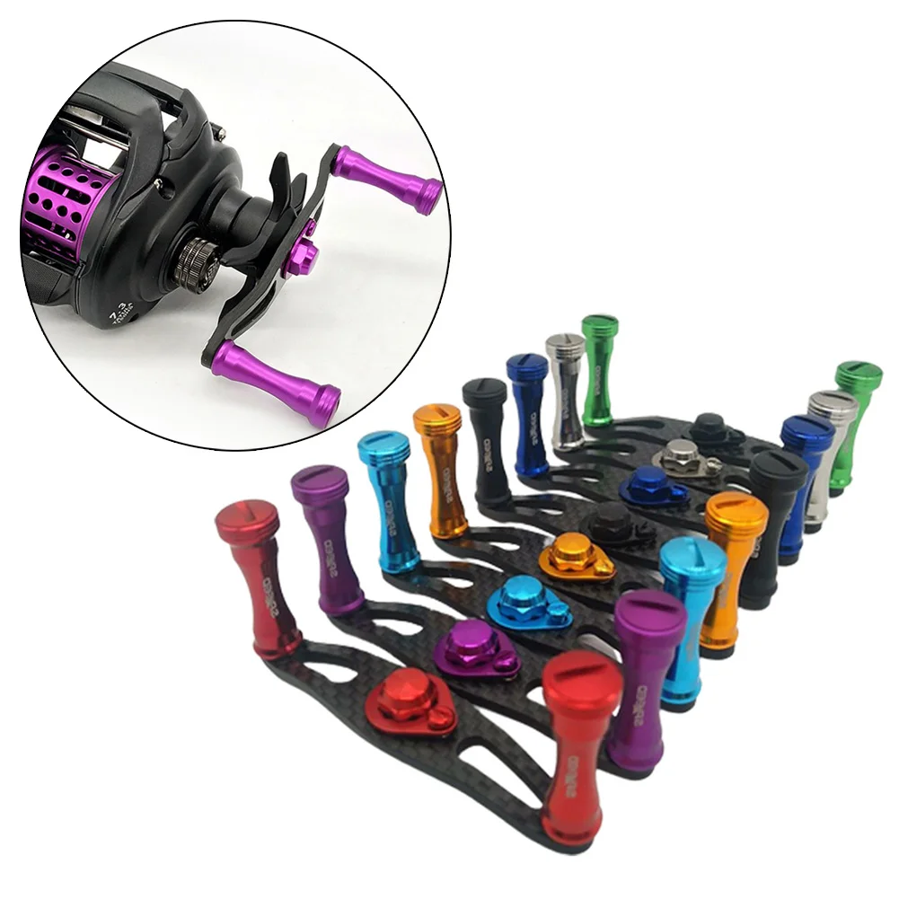 

1pcs 85mm Super Power Fishing Reel Handle For Abu Garcia Daiwa Baitcasting Reel Knob High QualityRemovableHighDensityKnobs