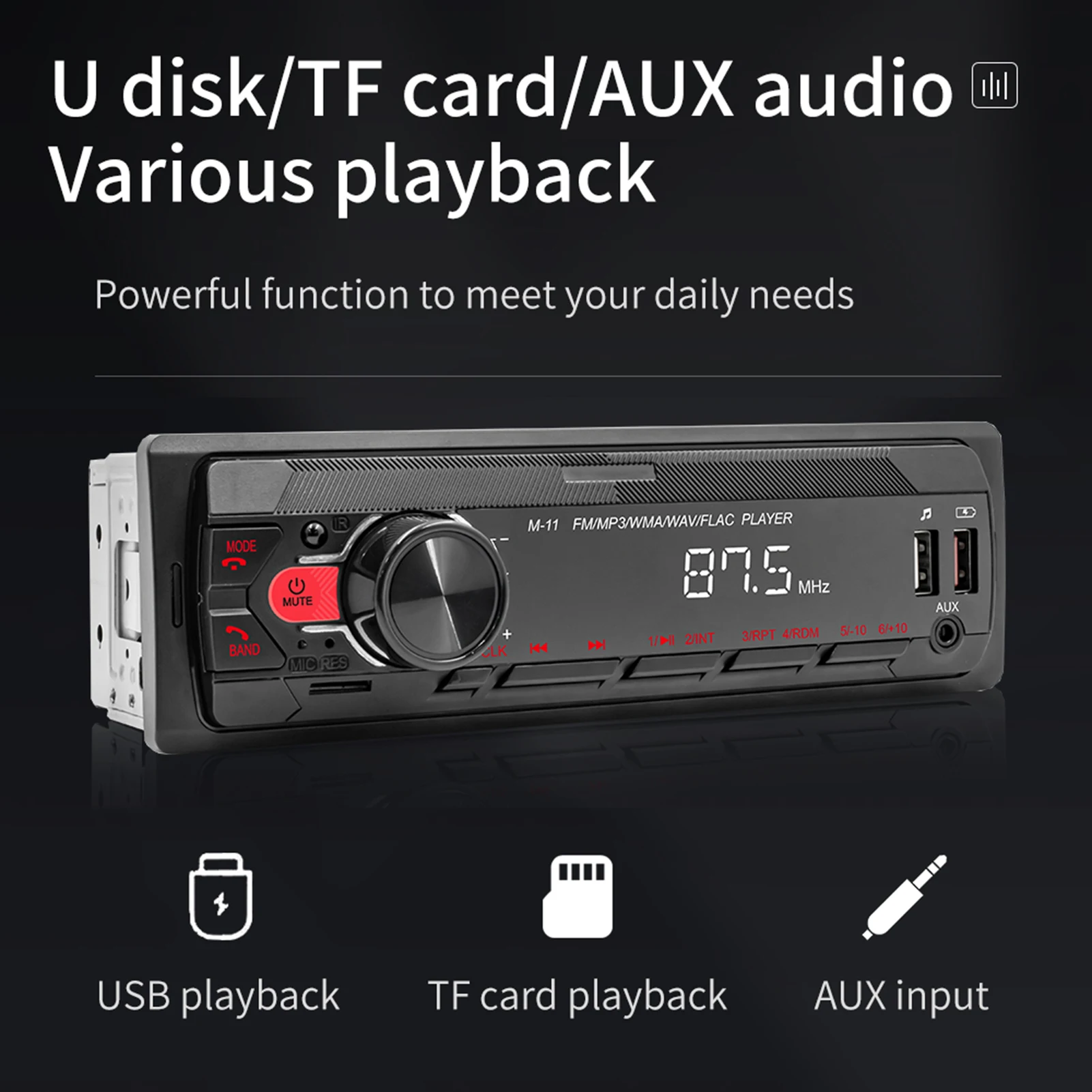 Car Stereos Audio Systems Car Stereo Long Press To Talk Assistant BT Hands-Free Calling USB Playback & Charging Car Stereos Audio Systems Car Stereo Long Press To Talk Assistant BT Hands-Free Calling USB Playback & Charging