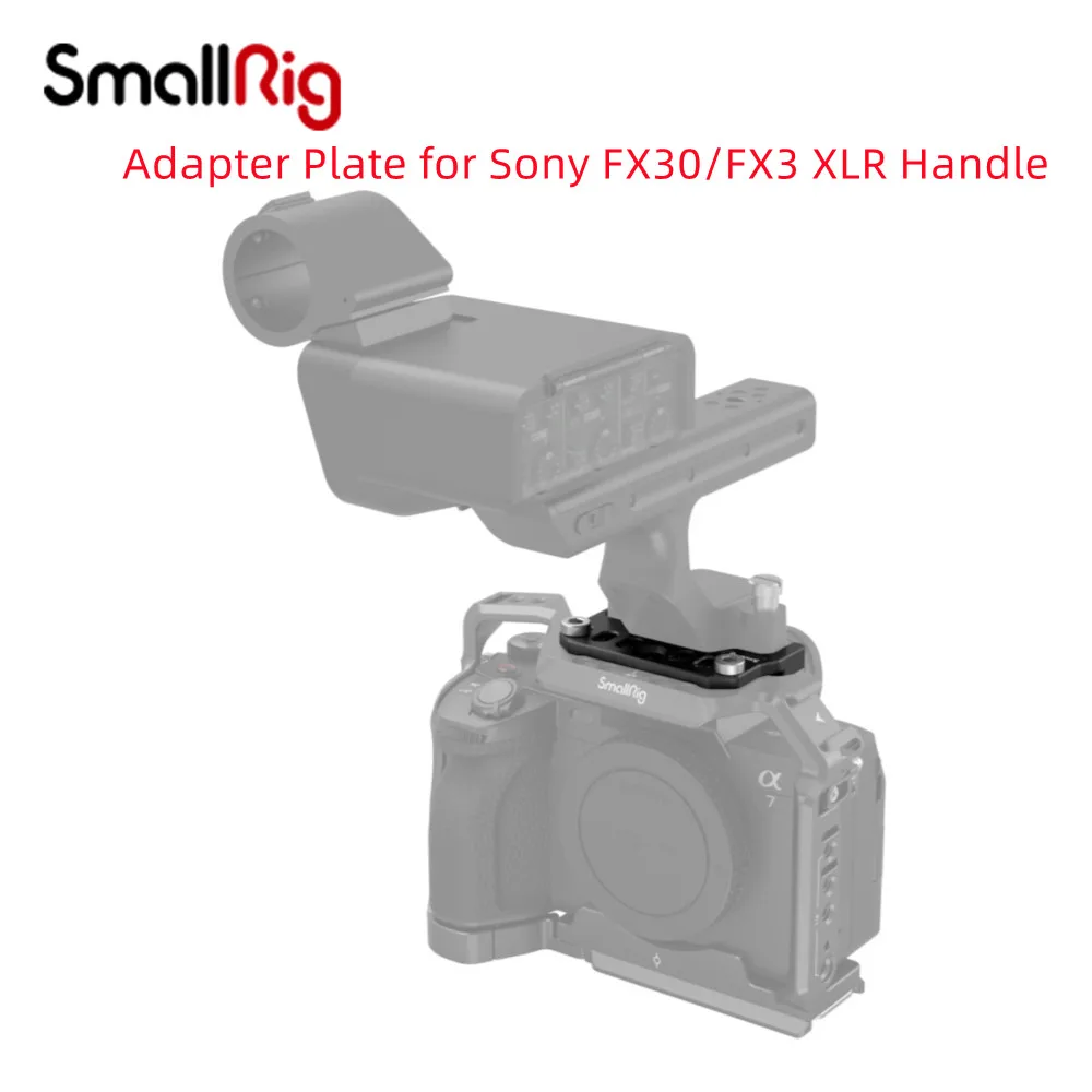 

SmallRig MD4019 Adapter Plate for Sony FX30/FX3 XLR Handle for Sony Alpha 7 IV and Alpha 7S III