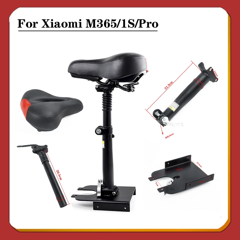 

Electric Scooter Saddle Foldable Absorbing Shock Seat Folding Chair without Punching For Ninebot ES1 ES2 ES4 MAX G30 M365 Pro
