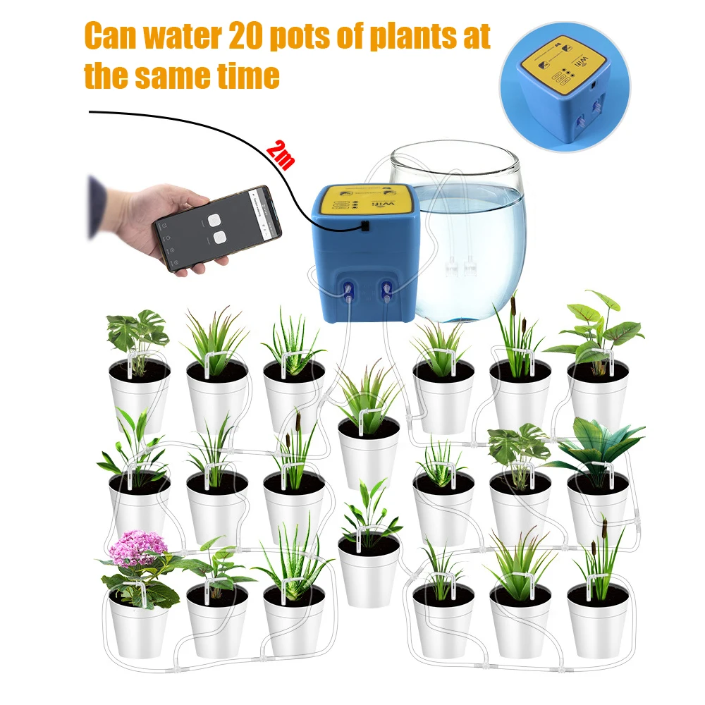 Plants control. Automatic watering contorller WD-01bd. Умный насос с WIFI.