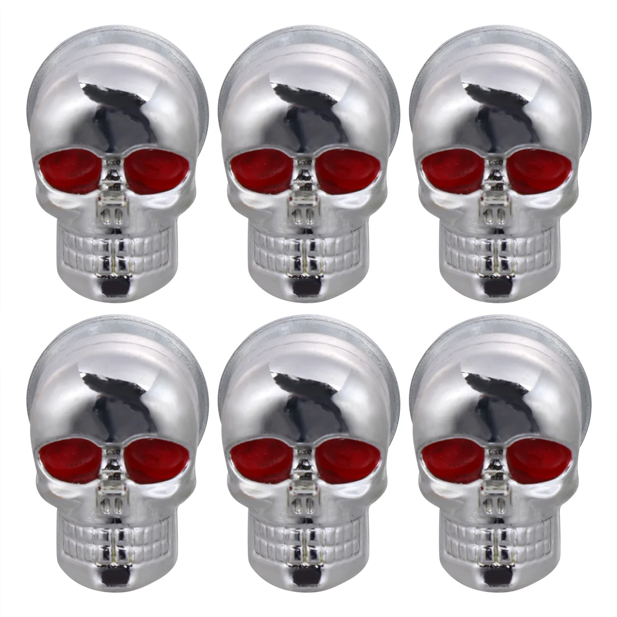 

6 PCS Motorbike Refitting Screw Screws Motorcycle Decor License Plate Bolts Ghost Head