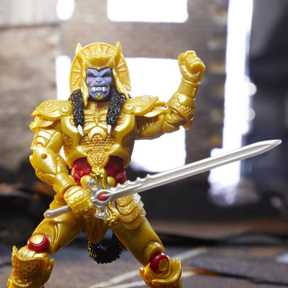 Фото Коллекция молний Power Rangers Mighty Morphin Goldar, 6-дюймовая Коллекционная фигурка премиум-класса, игрушка в подарок №3