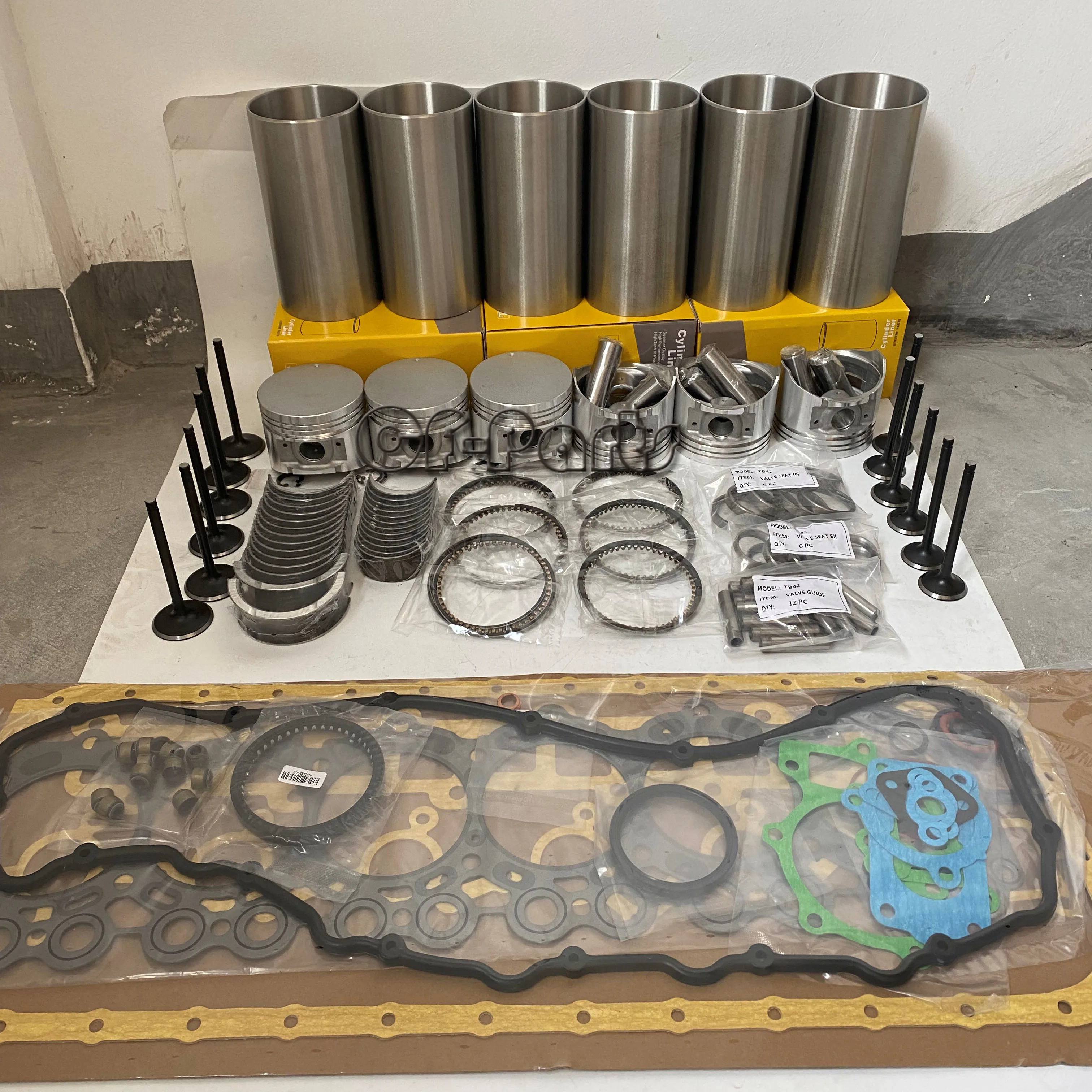 

DE12TI DE12TIS overhaul rebuild kit for Doosan Daewoo engine Solar excavator set