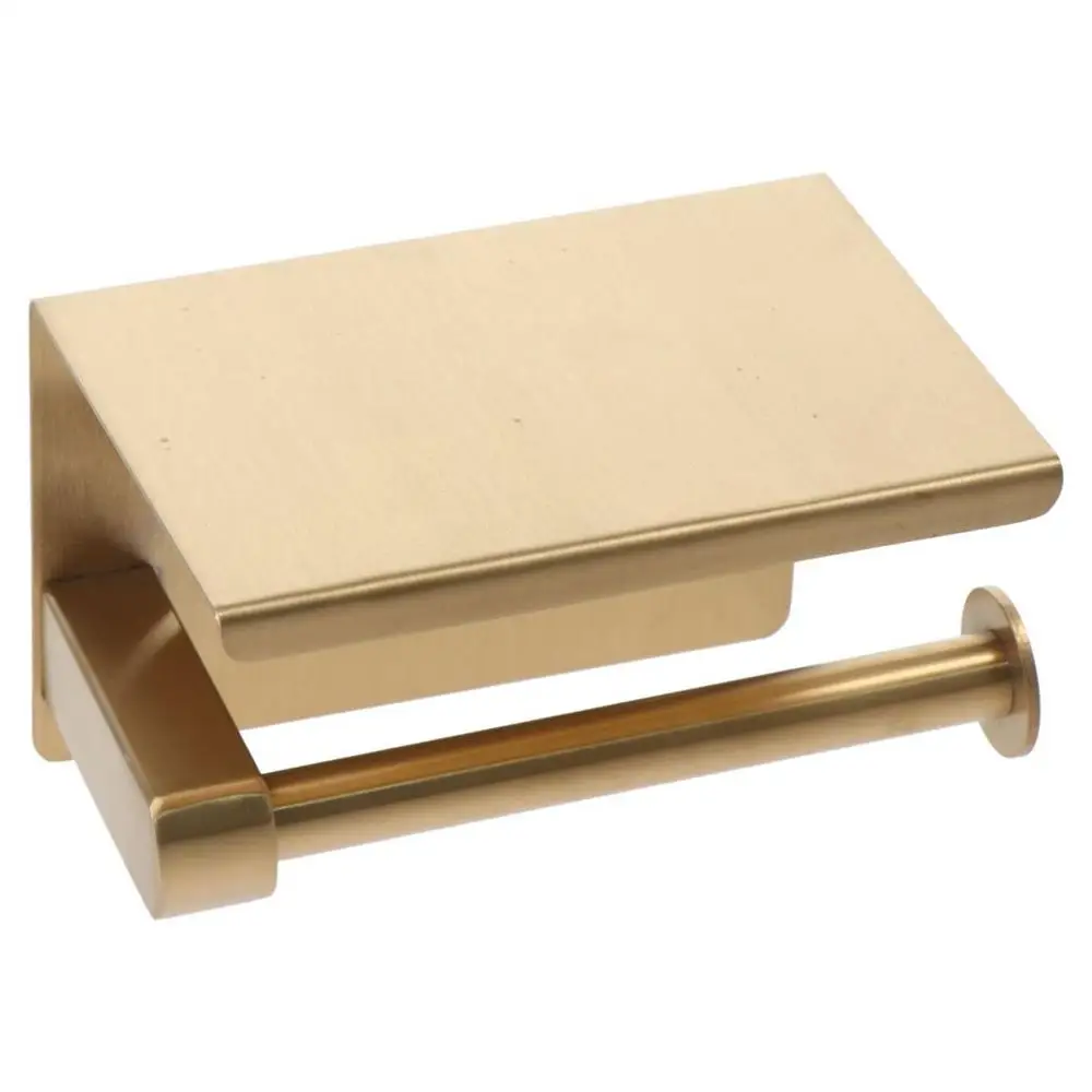 

Держатель для туалетной бумаги из нержавеющей стали золотистого цвета