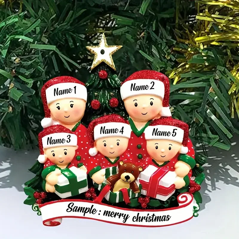 Рождественские Украшения Акриловая Плоская Подвеска Орнамент Пентаграмма С