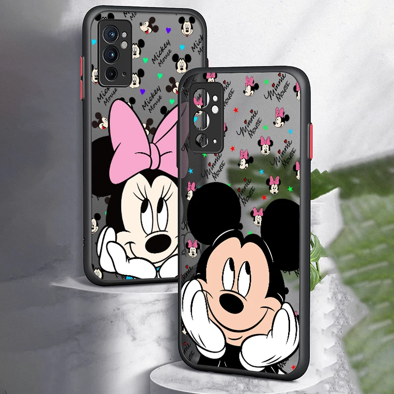 

Disney Mickey Mouse For OnePlus 11R 11 10T 10 10R 9RT 9T 9 8T 7T 6T 6 5T Pro TPU Frosted Translucent Phone Case
