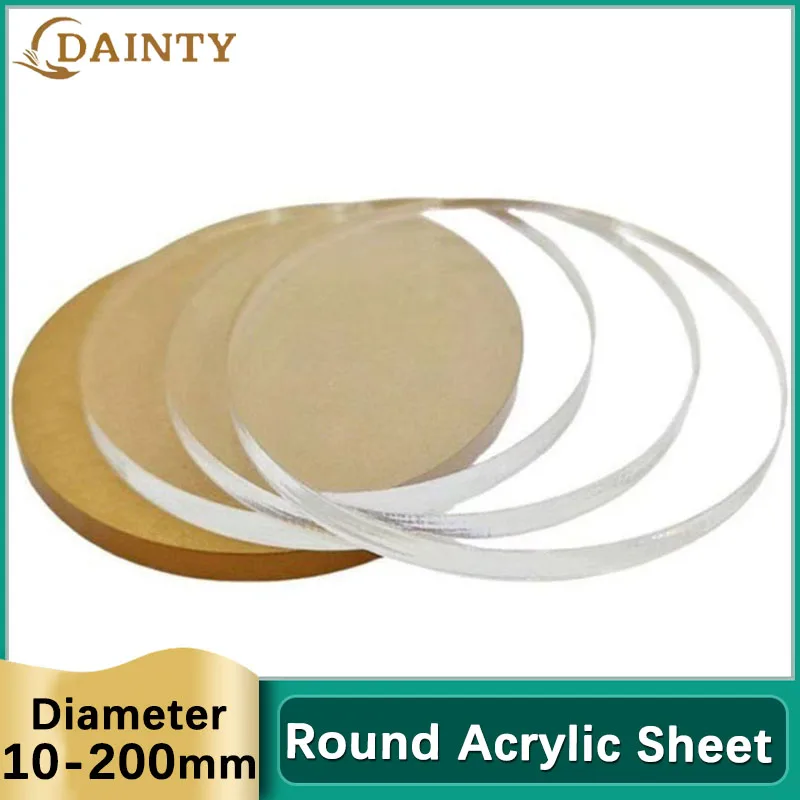 

Прозрачный акриловый круглый диск для торта