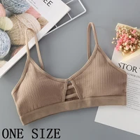 wireless bra thread hollow out lingerie for women thin cup breathable soft to skin one size bralette underwear