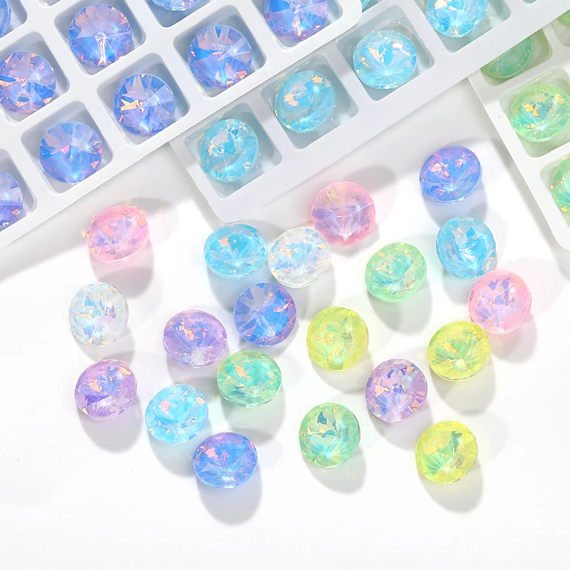 Стеклянное искусственное мокко для свадебных платьев точечный хрустальный