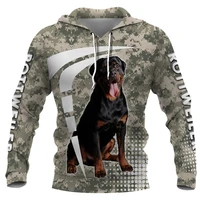 cloocl fashion men hoodie rottweiler 3d graphic boomerang camouflage hoodies animals dog great dane sweatshirt dropshipping