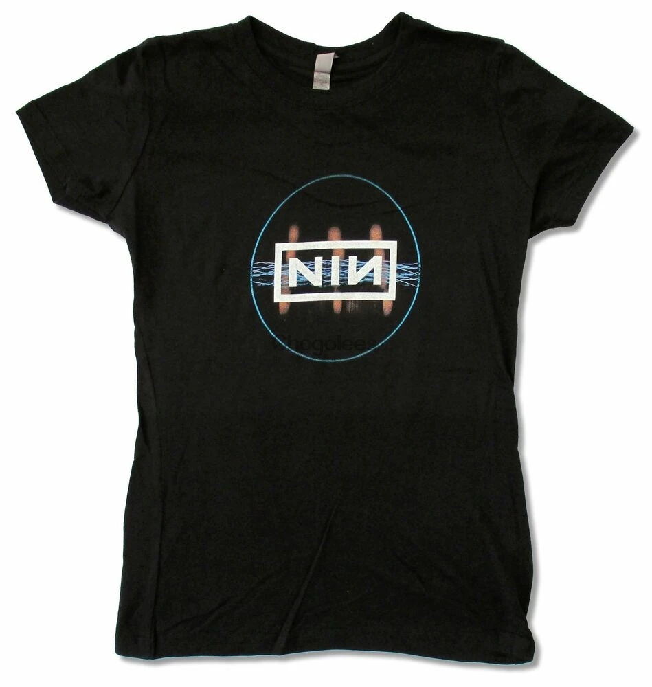 Девять дюймовая Черная футболка для девочек и подростков с натяжением зубов |