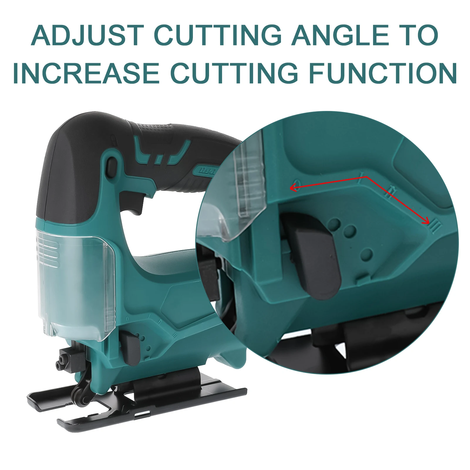 21V 65mm 2900RPM Cordless Jigsaw Electric Jig Saw Rechargeable Adjustable Woodworking Power Tool for Makita 18V Battery | Инструменты