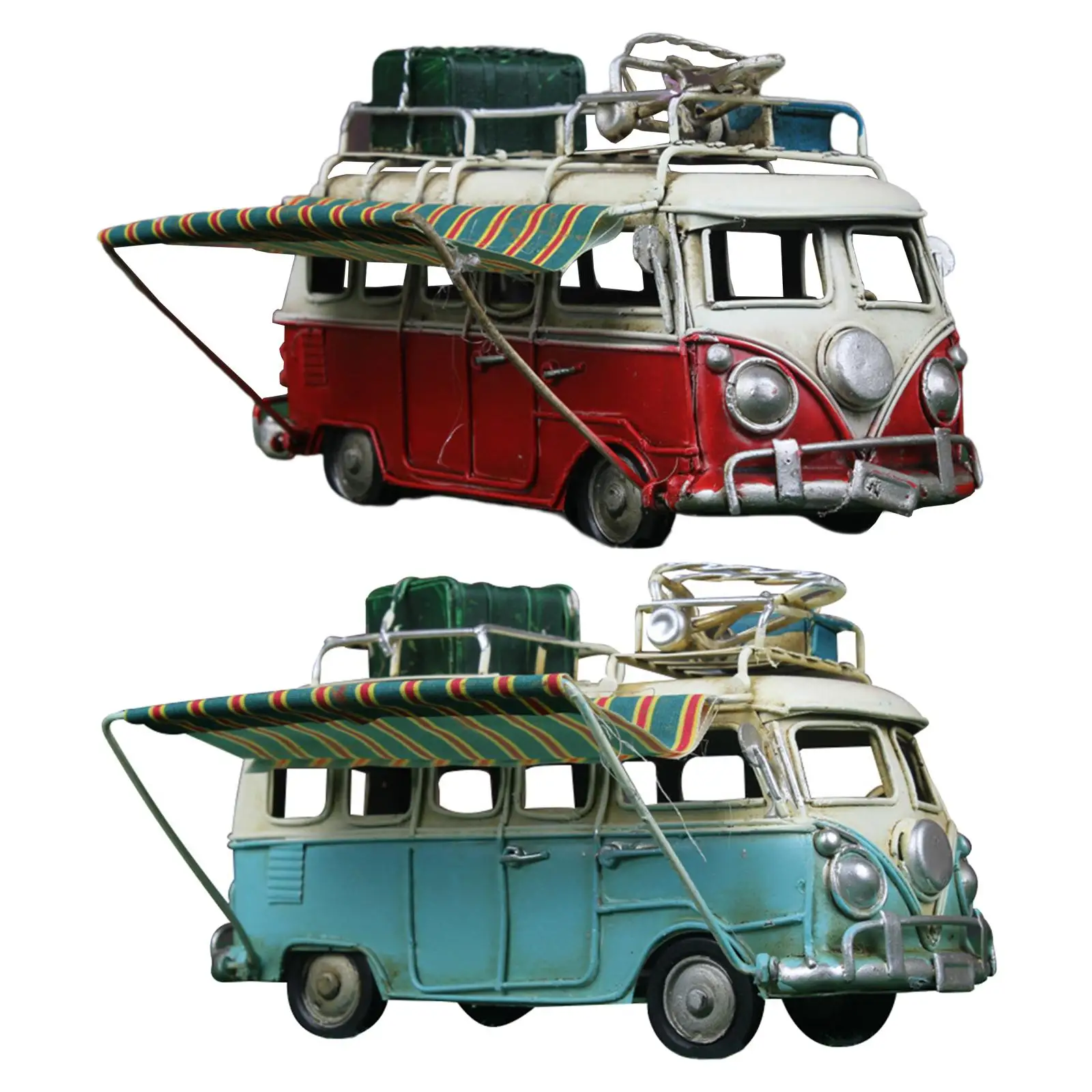 

Ретро Классическая модель кемпера, коллекционный хиппи автомобиль, Декор, пляжный автобус, подарки для рабочего стола, бойфренд, стол, домаш...