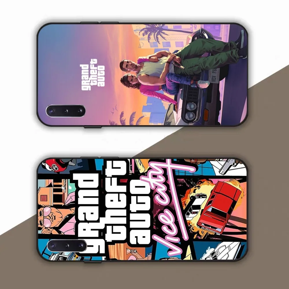 G-GTA 6 G-Grand Theft A-Auto Phone Case For Samsung Note 8 9 10 20 Pro Plus Lite M 11 30 21 31 51 A 22 42 02 03