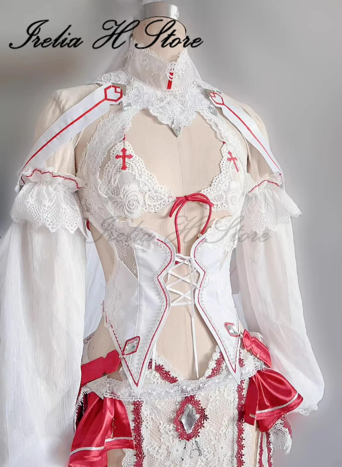 Костюм для косплея Irelia H SAO Asuna Konno Yuuki для женщин, костюмы для аниме-игр и Хэллоуина (art.: 3920d9be53643) - 3920d9be53643