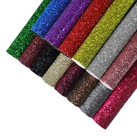 solid color thick shiny glitter faux leather sheets sparkly leatherette for sewing shoes bow bag earrings jewelry box crafts diy