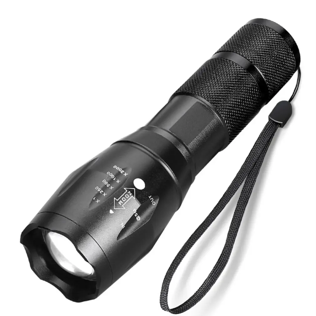 

10000 Lumen Led Flashlight T6 / L2 Ultra Bright Flashlight 5 Modes Zoomable Tactical Flashlights Outdoor Camping Flash Light
