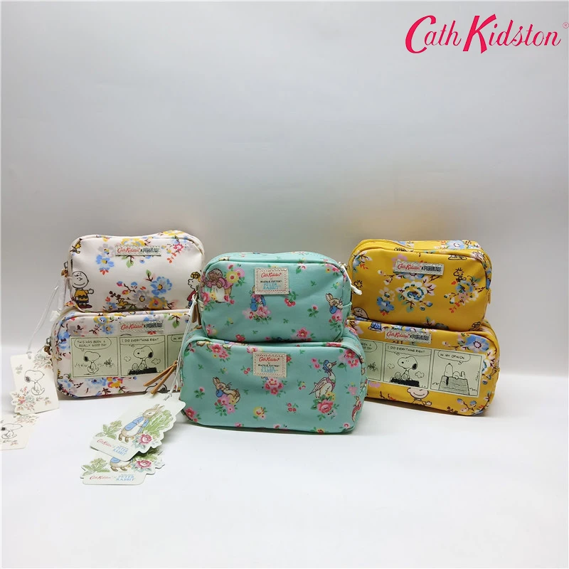 

Kawaii Snoopy Anime Cartoon Cath Kidston Tarpaulin Cute Cosmetic Bag Storage Bag Clutch Bag Student Daily Use Pencil Case