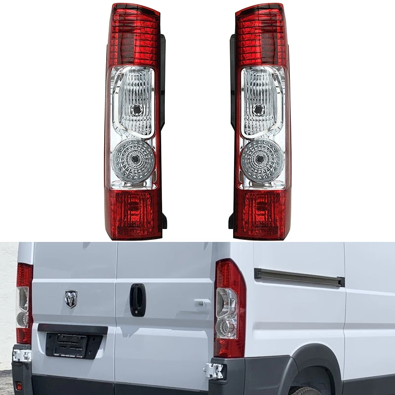 

Задсветильник фара в сборе для Dodge Ram ProMaster 1500 2500 3500 2014-2019, стоп-сигнал, противотуманная фара, предупреждающая лампа без лампы 4725946AB 4725947AB