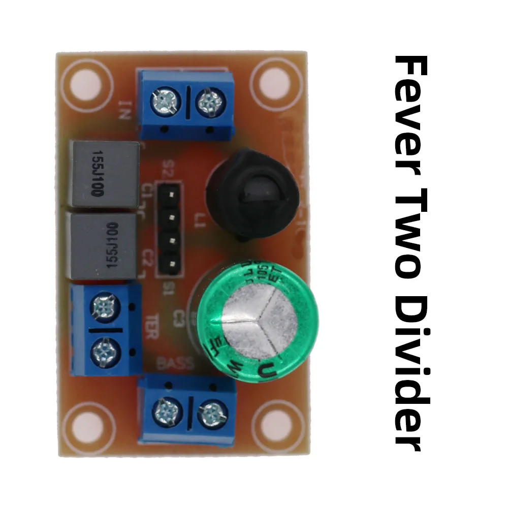 Портативный динамик с регулируемыми высокими басами, домашний простой в установке Hi-Fi разделитель частоты звука «сделай сам», 2-полосный аксессуар, звук пересечения