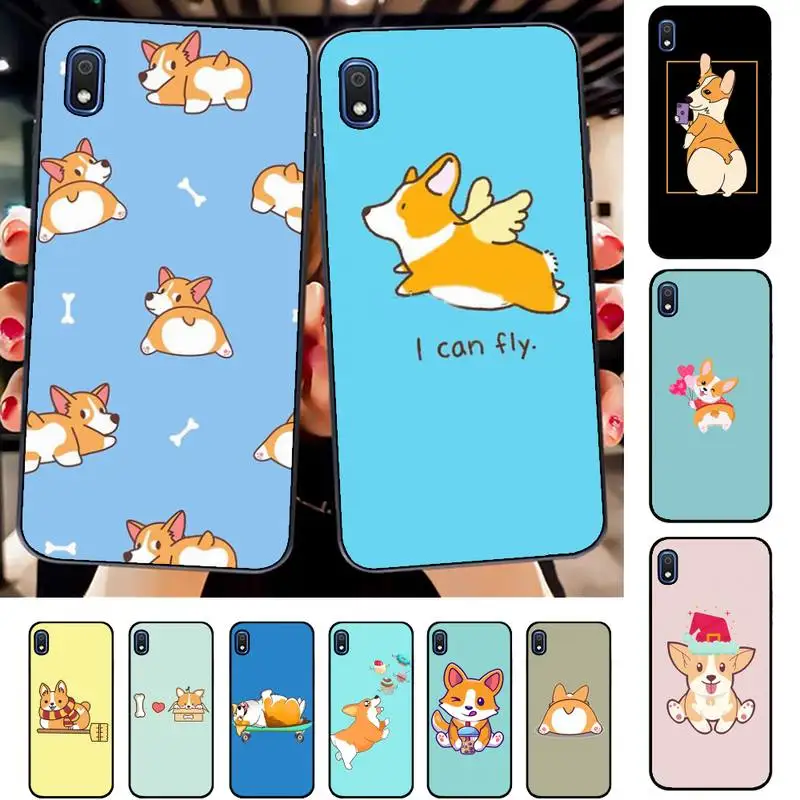 

Yinuoda Cartoon Corgi Dog Phone Case for Samsung A51 01 50 71 21S 70 31 40 30 10 20 S E 11 91 A7 A8 2018