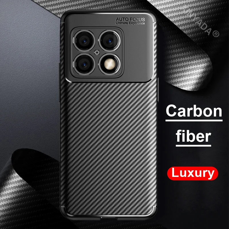 

Чехол для OnePlus 10 Pro, силиконовый чехол для OnePlus 10 Pro 5G, мягкий задний бампер из ТПУ, чехол из углеродного волокна