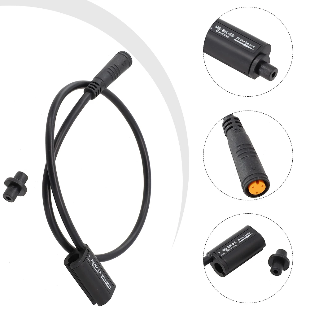 

Electric Bicycle Brake Sensor 3-Pin Yellow Socket Attached Brake Levers Components Controller Cycling Practical