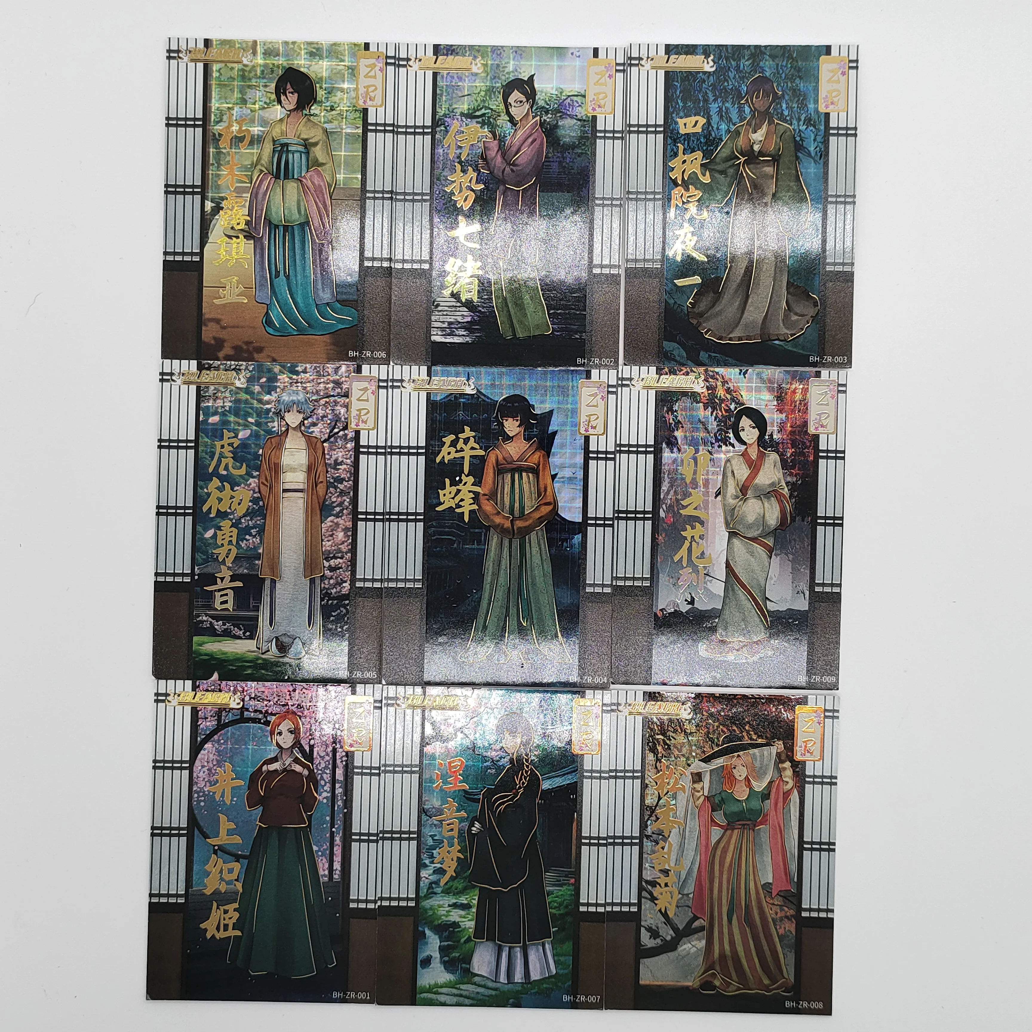 Аниме отбеливатель своими Fon Matsumoto Rangiku Inoue Orihime Kuchiki рукава mu Kurotsuchi Коллекционная открытка Рождественский подарок на день рождения