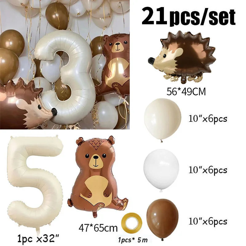 

Фольгированные шары Яобенер 32 дюйма набор из 21 шт.