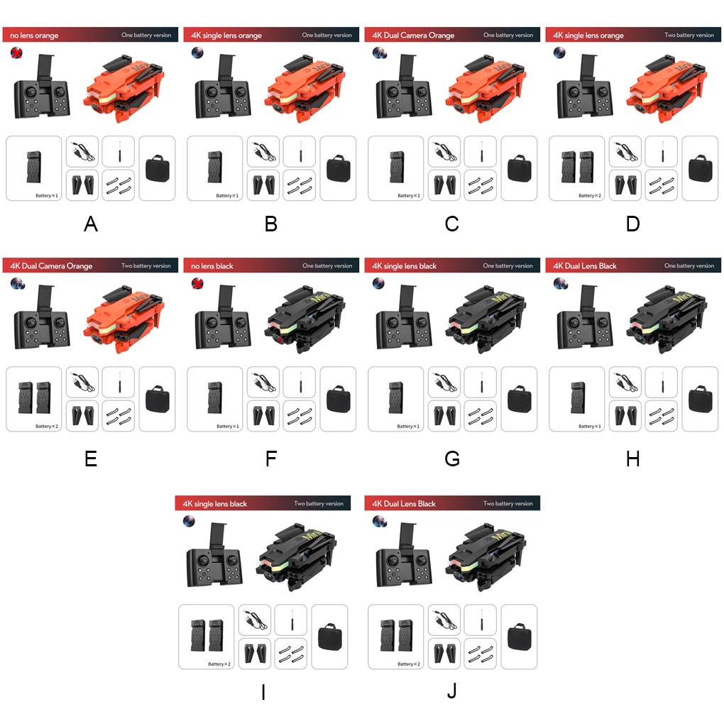 

2.4G 4 Channel Aerial Photography Drone Mini Quadcopter Altitude Hold Aircraft Adults Kids Airplane Black Type 3