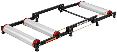 

Rollers Adjustable Bike Trainer Stand Foldable Indoor Cycling Bicycle Roller with Resistance for MTB Road Bike Exercise Cycling