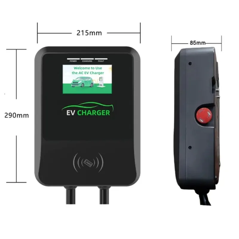

22KW Electric Vehicle Charger for VW ID4 ID5 ID6 Charger Type 2 GBT J1772 7KW 11KW EV Charger for Volkswagen