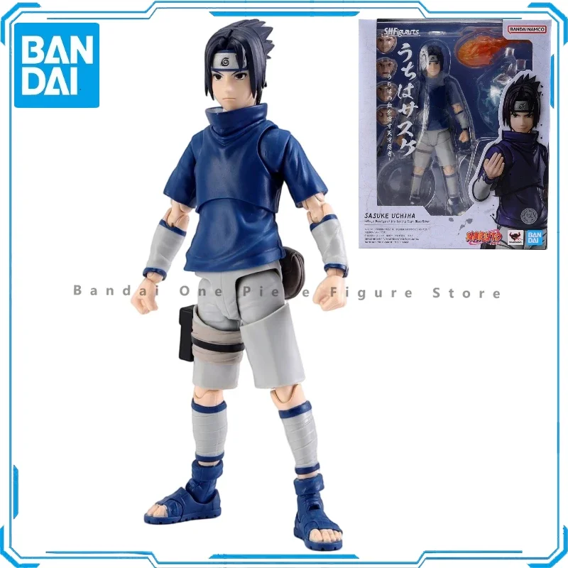 Оригинальные фигурки Bandai Naruto SHF Uchiha Sasuke анимационная модель оригинальный