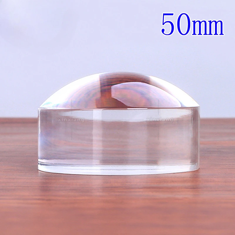 

50/60/80/100 мм оптическая акриловая купольная лупа, настольная прес-папье, лупа для чтения, лупа с полушаровой линзой 8X/7X/6X/4X