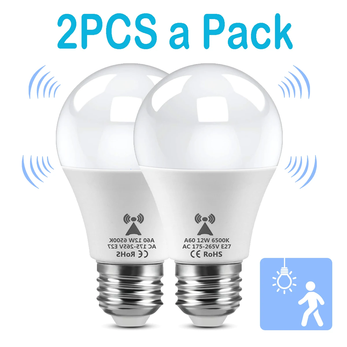 

Светодиодная лампа MALITAI с датчиком движения E27 220В белый свет