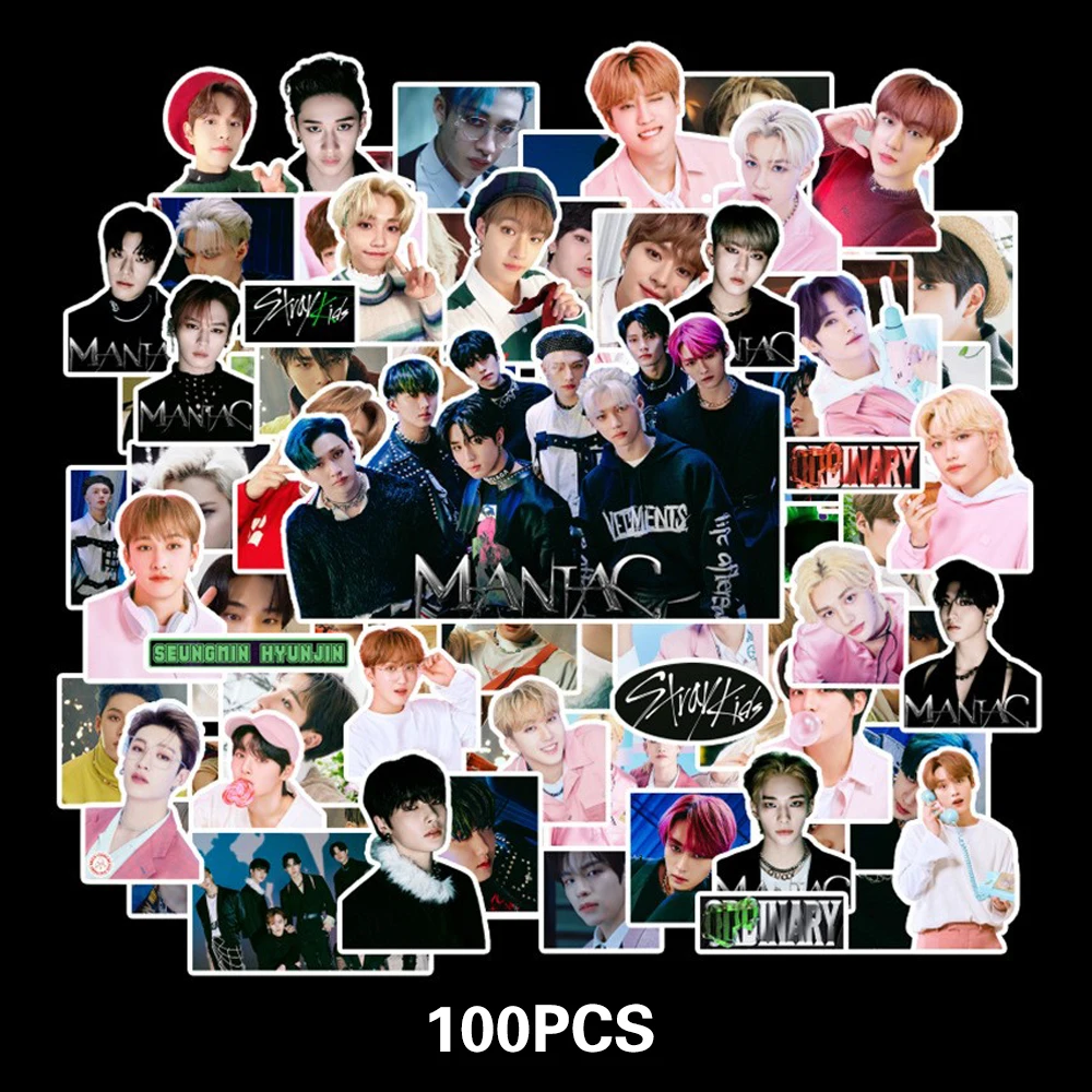100 шт./компл. Kpop стикеры для детей Stray ODDINARY новый альбом корейская мода Милая