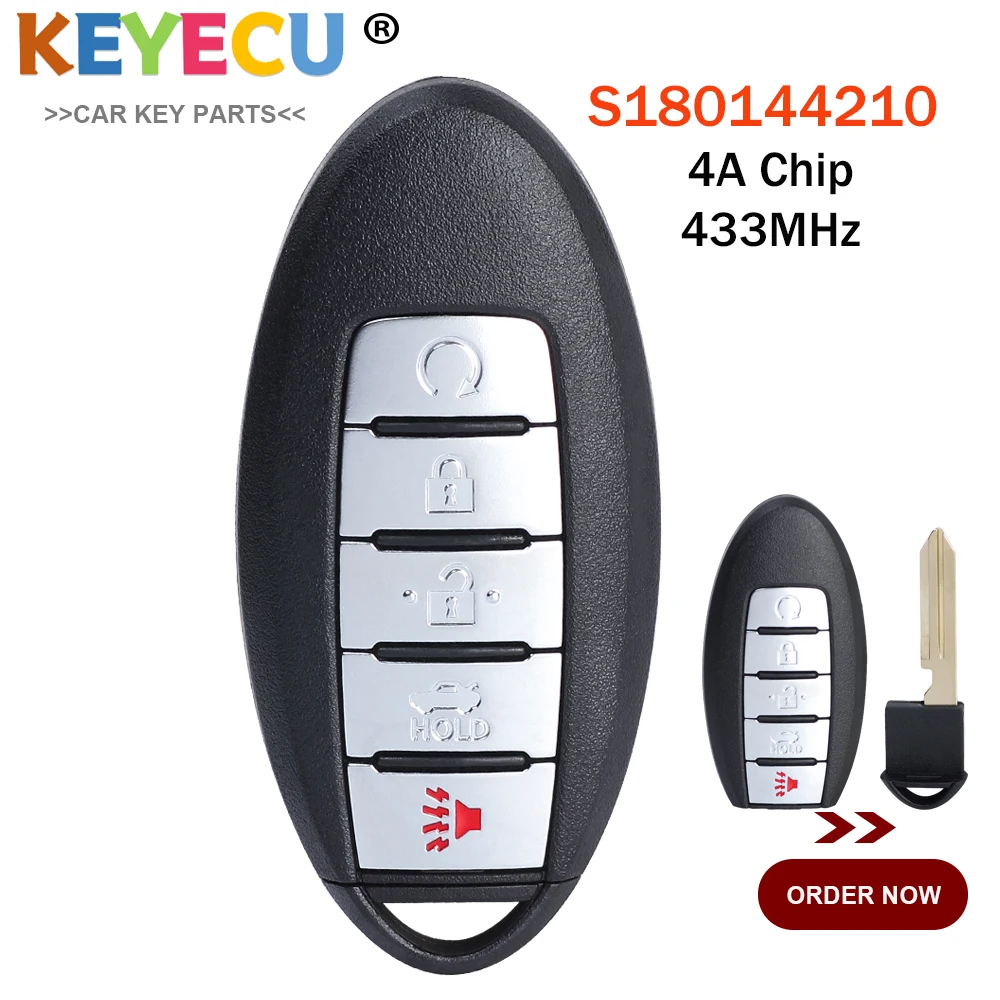 KEYECU умный Автомобильный ключ дистанционного управления для Infiniti Q60 Q50 2016 2017 2018 Fob 5