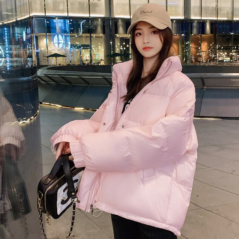 2022 зимняя Акция Бесплатная доставка утепленные розовые короткие хлопковые