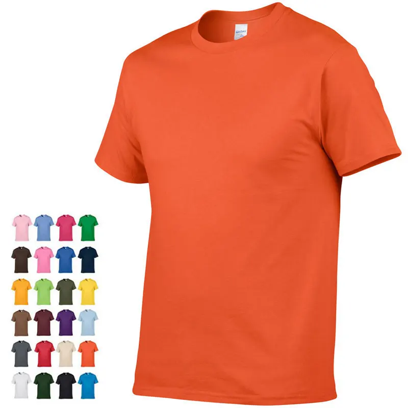 

Футболка мужская с коротким рукавом и круглым вырезом, 24 цвета