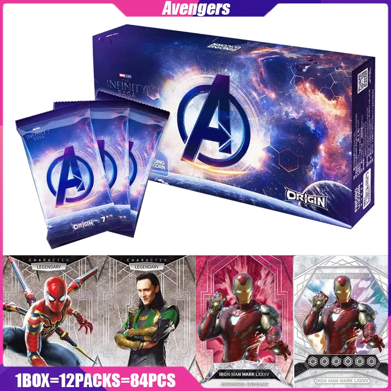 Marvel Avengers Card FINDINGCARD Anime Figure Playing Card B