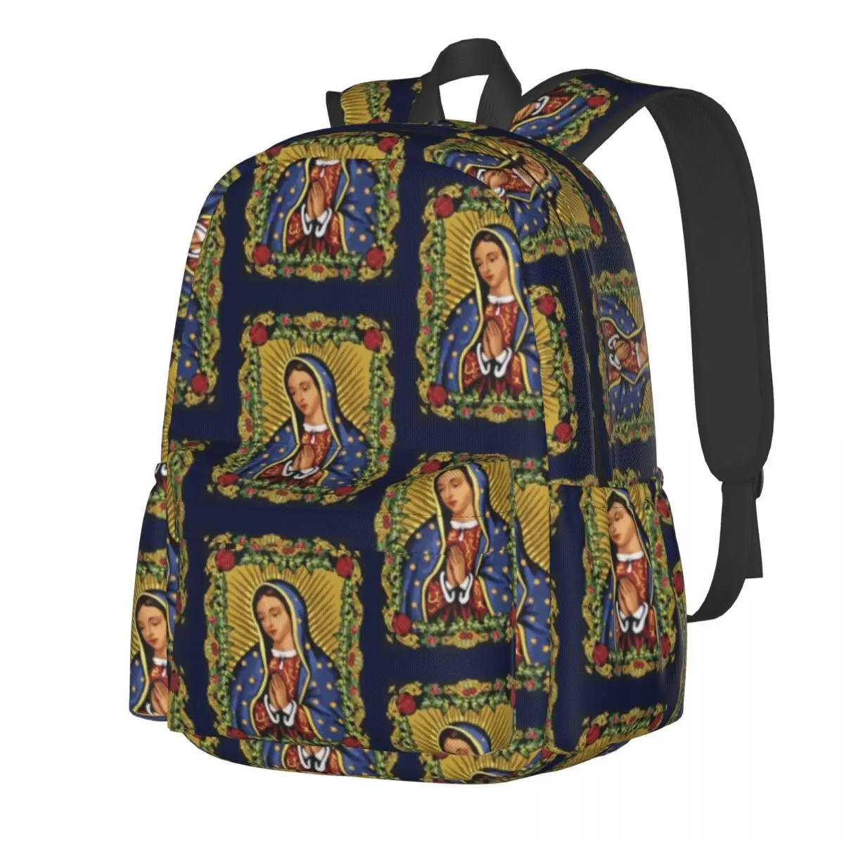 

Рюкзак для женщин и мужчин Our Lady Of Guadalupe, рюкзаки из полиэстера с рисунком Девы Марии, забавные школьные сумки для кемпинга, высококачественн...