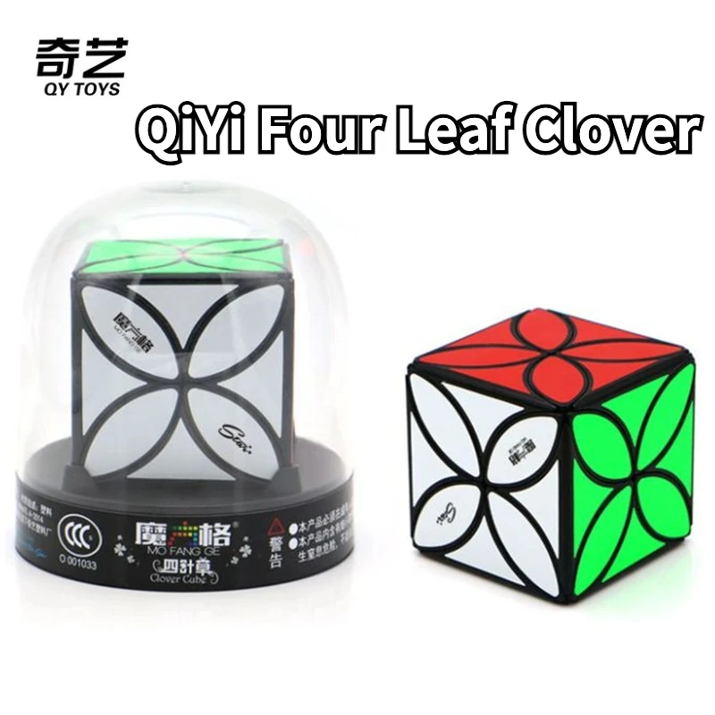 

[Funcube] QiYi четырехлистная фотография 3x3 магический куб необычной формы четырехлистная фотография специальная подарочная коробка пазл магический куб