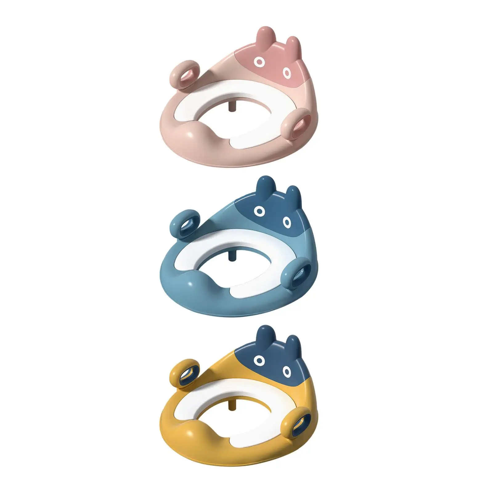 

Potty Train Seat Space Saving with Guard Fits Most Toilets Comfortable with Handles Training Toilet for for Kids Girl Child