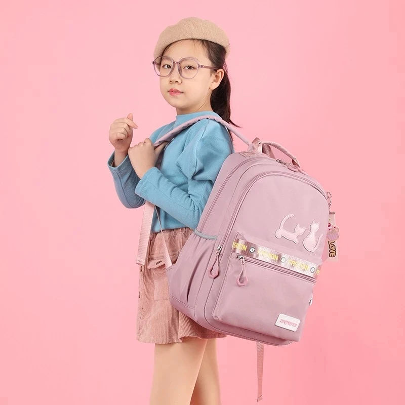 Children Kawaii Cartoon Backpack Primary School Child Large Capacity Waterproof Kids Boys School Bags Casual Travel Backpacks